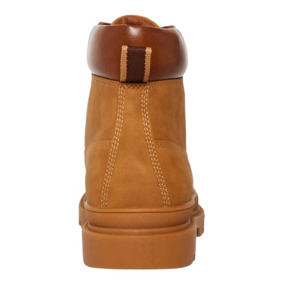 Madden Steve Madden Men's Glixxo Combat Work Boots Tan Size 10 1/2 - Picture 2 of 4